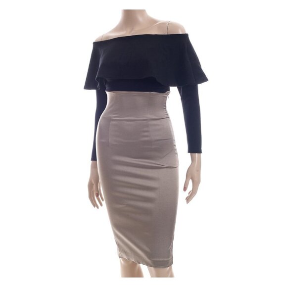 PLEIN SUD High Waist Bandage Pencil Skirt NEW - Picture 3 of 10